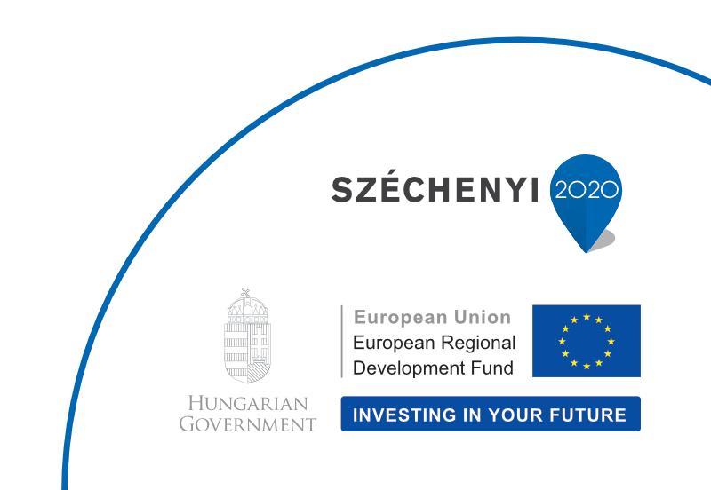 Széchenyi 2020 — European Union, European Regional Development Fund.